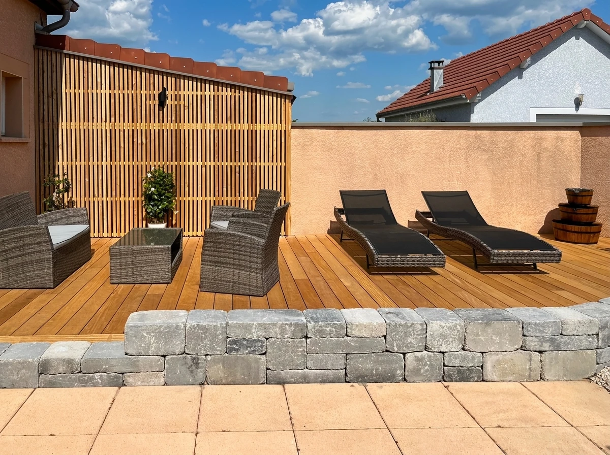 Façade extérieure d'une construction en bois avec bardage horizontal en lames de pin naturel
